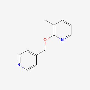 molecular formula C12H12N2O B2578797 3-甲基-2-[(吡啶-4-基)甲氧基]吡啶 CAS No. 2198306-35-1
