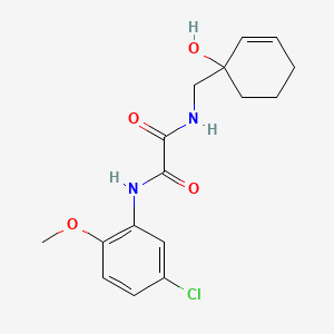 molecular formula C16H19ClN2O4 B2578823 N-(5-chloro-2-methoxyphenyl)-N'-[(1-hydroxycyclohex-2-en-1-yl)methyl]ethanediamide CAS No. 2097866-73-2