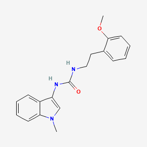 molecular formula C19H21N3O2 B2578872 1-(2-methoxyphenethyl)-3-(1-methyl-1H-indol-3-yl)urea CAS No. 899753-62-9