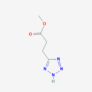 molecular formula C5H8N4O2 B2578922 Methyl 3-(1H-tetrazol-5-yl)propanoate CAS No. 134558-05-7