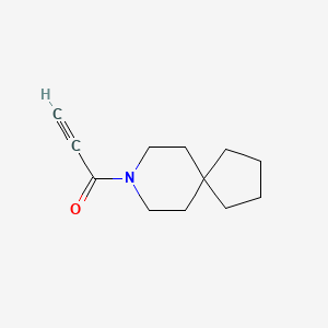 molecular formula C12H17NO B2578925 1-(8-Azaspiro[4.5]decan-8-yl)prop-2-yn-1-one CAS No. 2005158-23-4
