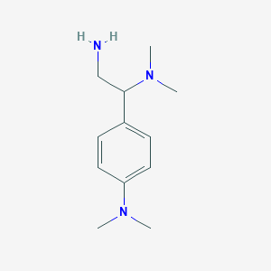 molecular formula C12H21N3 B2578978 1-(4-(Dimethylamino)phenyl)-N1,N1-dimethylethane-1,2-diamine CAS No. 927976-70-3