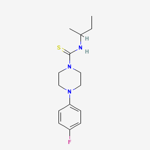 N-(butan-2-yl)-4-(4-fluorophenyl)piperazine-1-carbothioamide