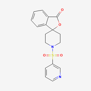 molecular formula C17H16N2O4S B2578998 1'-(pyridin-3-ylsulfonyl)-3H-spiro[isobenzofuran-1,4'-piperidin]-3-one CAS No. 1797858-06-0