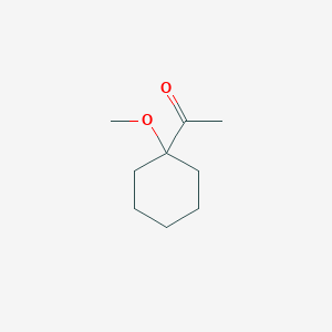 molecular formula C9H16O2 B2579052 1-(1-Methoxycyclohexyl)ethan-1-one CAS No. 15174-91-1