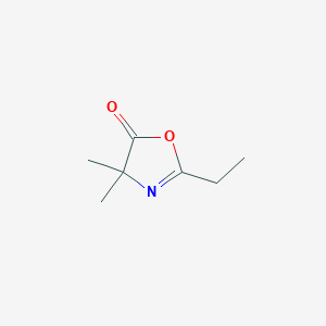 molecular formula C7H11NO2 B025791 2-Ethyl-4,4-dimethyloxazol-5(4H)-one CAS No. 106897-29-4
