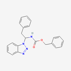 benzyl N-[1-(benzotriazol-1-yl)-2-phenylethyl]carbamate