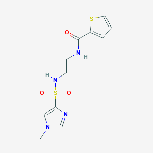 N-(2-(1-methyl-1H-imidazole-4-sulfonamido)ethyl)thiophene-2-carboxamide