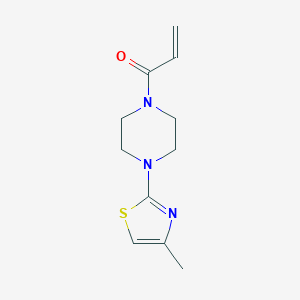 1-[4-(4-Methyl-1,3-thiazol-2-yl)piperazin-1-yl]prop-2-en-1-one