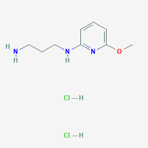 N1-(6-methoxypyridin-2-yl)propane-1,3-diamine dihydrochloride