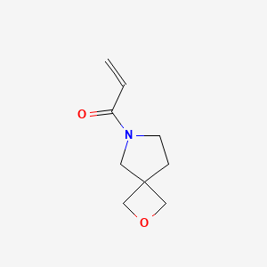 molecular formula C9H13NO2 B2579186 1-(2-Oxa-7-azaspiro[3.4]octan-7-yl)prop-2-en-1-one CAS No. 2190140-90-8