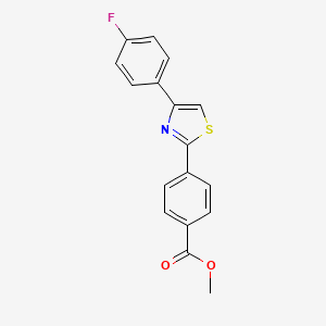 Methyl 4-[4-(4-fluorophenyl)-1,3-thiazol-2-yl]benzenecarboxylate