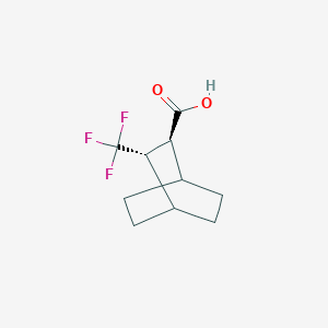 molecular formula C10H13F3O2 B2579192 (2S,3S)-3-(trifluoromethyl)bicyclo[2.2.2]octane-2-carboxylic acid CAS No. 1909287-46-2
