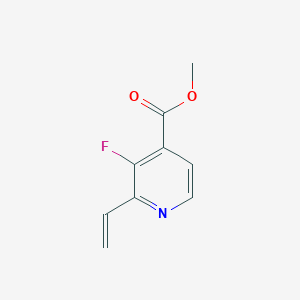 molecular formula C9H8FNO2 B2579229 3-氟-2-乙烯基异烟酸甲酯 CAS No. 1379375-19-5