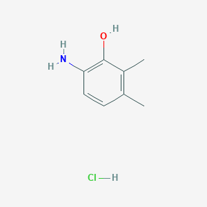 molecular formula C8H12ClNO B2579342 6-Amino-2,3-dimethylphenol hydrochloride CAS No. 131142-40-0; 23363-74-8