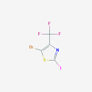 5-Bromo-2-iodo-4-(trifluoromethyl)-1,3-thiazole