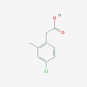 molecular formula C9H9ClO2 B2579357 2-(4-氯-2-甲基苯基)乙酸 CAS No. 614-81-3