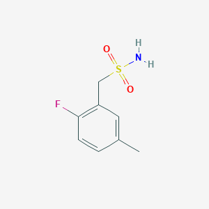 molecular formula C8H10FNO2S B2579363 (2-Fluoro-5-methylphenyl)methanesulfonamide CAS No. 1001026-55-6