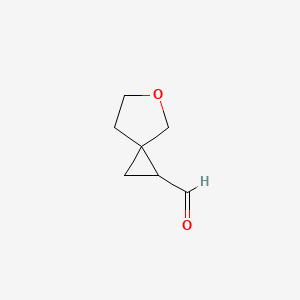 molecular formula C7H10O2 B2579425 5-Oxaspiro[2.4]heptane-2-carbaldehyde CAS No. 1780412-12-5