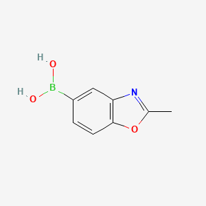 molecular formula C8H8BNO3 B2579443 (2-Methylbenzo[D]oxazol-5-YL)boronic acid CAS No. 279262-85-0