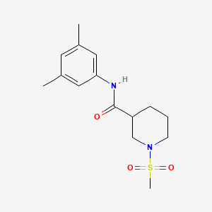 molecular formula C15H22N2O3S B2579480 N-(3,5-dimethylphenyl)-1-(methylsulfonyl)piperidine-3-carboxamide CAS No. 942798-66-5