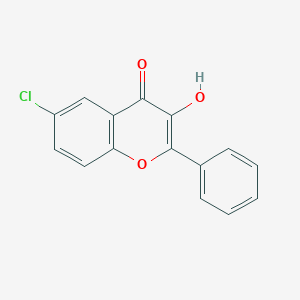 6-Chloro-3-hydroxy-2-phenylchromen-4-one