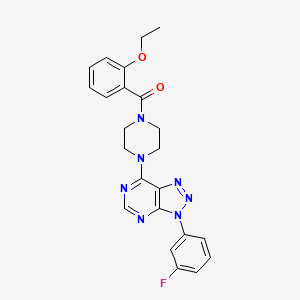 (2-ethoxyphenyl)(4-(3-(3-fluorophenyl)-3H-[1,2,3]triazolo[4,5-d]pyrimidin-7-yl)piperazin-1-yl)methanone