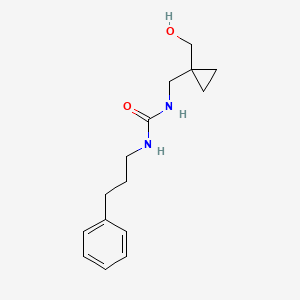 1-((1-(Hydroxymethyl)cyclopropyl)methyl)-3-(3-phenylpropyl)urea