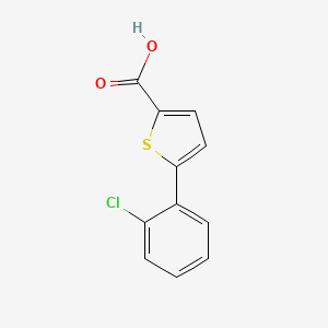 molecular formula C11H7ClO2S B2579534 5-(2-氯苯基)噻吩-2-羧酸 CAS No. 500604-91-1
