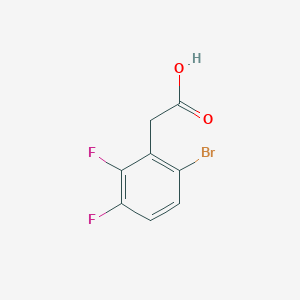 molecular formula C8H5BrF2O2 B2579536 6-溴-2,3-二氟苯乙酸 CAS No. 887585-27-5