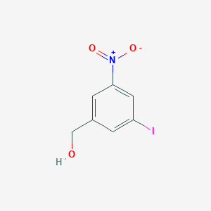 molecular formula C7H6INO3 B2579549 (3-Iodo-5-nitrophenyl)methanol CAS No. 219589-42-1