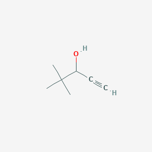 molecular formula C7H12O B2579561 4,4-二甲基戊-1-炔-3-醇 CAS No. 19115-28-7