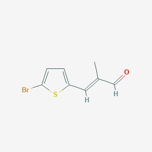 3-(5-Bromothiophen-2-yl)-2-methylacrylaldehyde