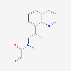 N-(2-Quinolin-8-ylpropyl)prop-2-enamide
