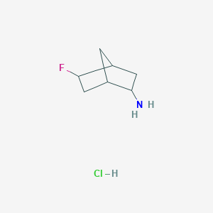 B2579644 5-Fluorobicyclo[2.2.1]heptan-2-amine;hydrochloride CAS No. 2243508-52-1