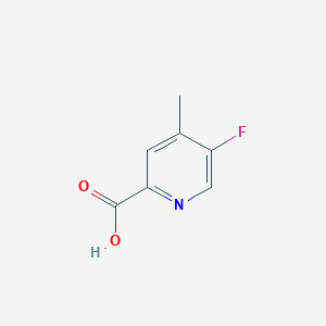 molecular formula C7H6FNO2 B2579660 5-Fluoro-4-methylpicolinic acid CAS No. 1256787-05-9