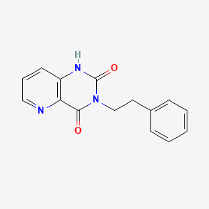 molecular formula C15H13N3O2 B2579681 3-(2-phenylethyl)pyrido[3,2-d]pyrimidine-2,4(1H,3H)-dione CAS No. 27507-01-3