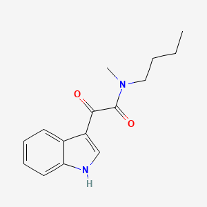 molecular formula C15H18N2O2 B2579706 N-butyl-2-(1H-indol-3-yl)-N-methyl-2-oxoacetamide CAS No. 852367-04-5