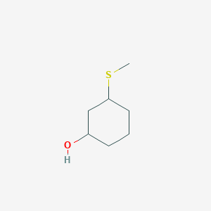 molecular formula C7H14OS B2579711 3-(Methylsulfanyl)cyclohexan-1-ol CAS No. 51755-67-0