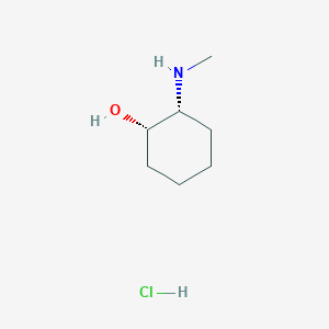 molecular formula C7H16ClNO B2579730 cis-2-Methylamino-cyclohexanol hydrochloride CAS No. 218964-42-2