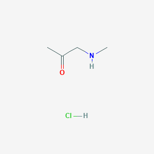 molecular formula C4H10ClNO B2579746 1-(Methylamino)acetone hydrochloride CAS No. 20041-74-1; 97564-73-3