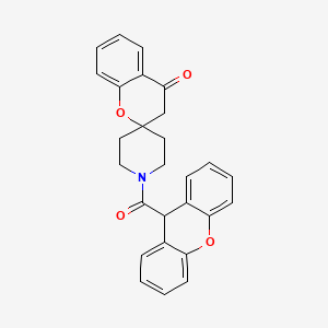 molecular formula C27H23NO4 B2579846 1'-(9H-xanthene-9-carbonyl)spiro[chroman-2,4'-piperidin]-4-one CAS No. 877811-28-4