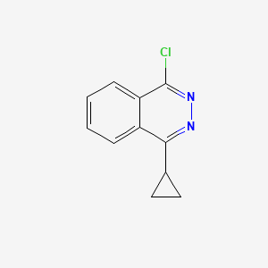 molecular formula C11H9ClN2 B2579851 1-Chloro-4-cyclopropylphthalazine CAS No. 1478359-68-0