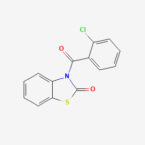 molecular formula C14H8ClNO2S B2579894 3-(2-氯苯甲酰基)苯并[d]噻唑-2(3H)-酮 CAS No. 294849-63-1