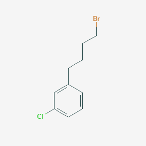 molecular formula C10H12BrCl B2579899 1-(4-Bromobutyl)-3-chlorobenzene CAS No. 129254-79-1