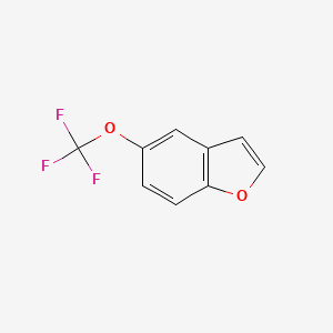 molecular formula C9H5F3O2 B2579940 5-(Trifluoromethoxy)-1-benzofuran CAS No. 1261491-15-9