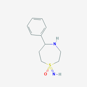 1-Imino-5-phenyl-1,4-thiazepane 1-oxide