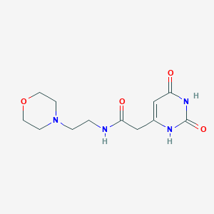 2-(2,4-dioxo-1H-pyrimidin-6-yl)-N-[2-(4-morpholinyl)ethyl]acetamide