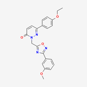 6-(4-ethoxyphenyl)-2-((3-(3-methoxyphenyl)-1,2,4-oxadiazol-5-yl)methyl)pyridazin-3(2H)-one