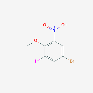 4-Bromo-2-iodo-6-nitroanisole